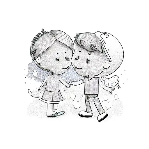 daddy daughter love tattoo design idea