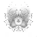 daddy daughter love tattoo design idea