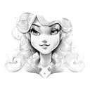 ariel Disney princess tattoo design idea