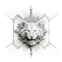 renassaince art, statue, something related to stoicism, some famous artist with a bit of a modification on the piece tattoo design idea