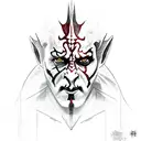 darth maul tattoo design idea