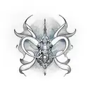 combination of Aquarius and Taurus  tattoo design idea