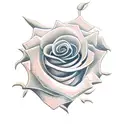 Rose tattoo design idea