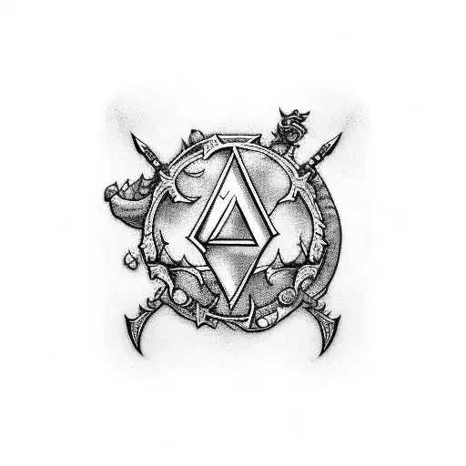 final fantasy 14 tanks icons tattoo design idea