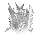 final fantasy 14 tanks icons tattoo design idea