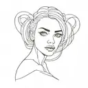 slut tattoo design idea