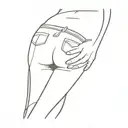 I gave a bum a blowjob   tattoo design idea