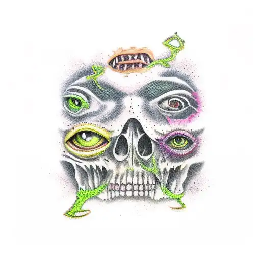 Voodoo Louisiana Swamp tattoo design idea