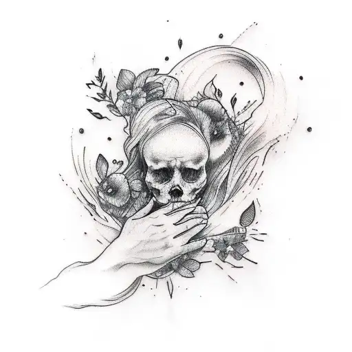 i want tattoos that hug your body similar with scratches and lines, feminine and minimalist tattoo design idea