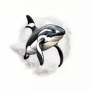 orca tattoo design idea