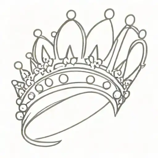 Queen's Crown tattoo design idea