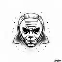 Michael Myers  tattoo design idea
