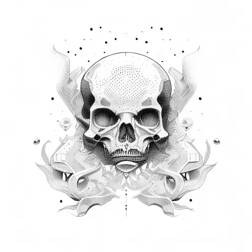 rest in peace text tattoo design idea