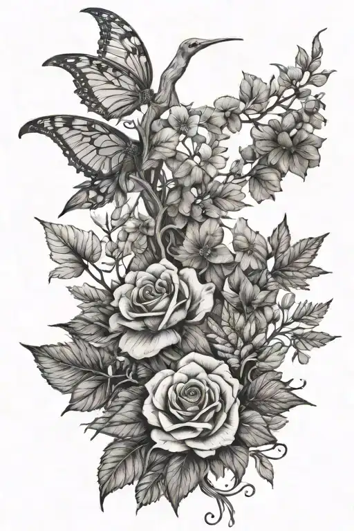 nature tattoo design idea