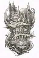 atlantis tattoo tattoo design idea