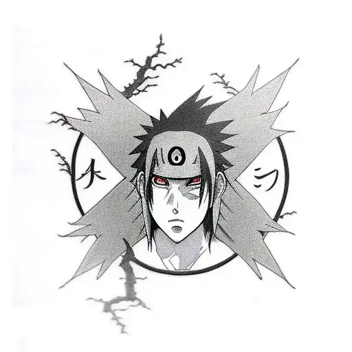 Uchiha itachi tattoo design idea