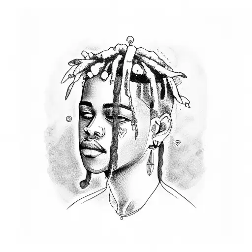 XXXTENTACION tattoo design idea