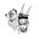 XXXTENTACION tattoo design idea