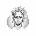 xxxtentacion tattoo design idea
