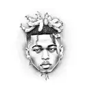xxxtentacion tattoo design idea