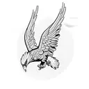 eagle wing sleeve  tattoo design idea