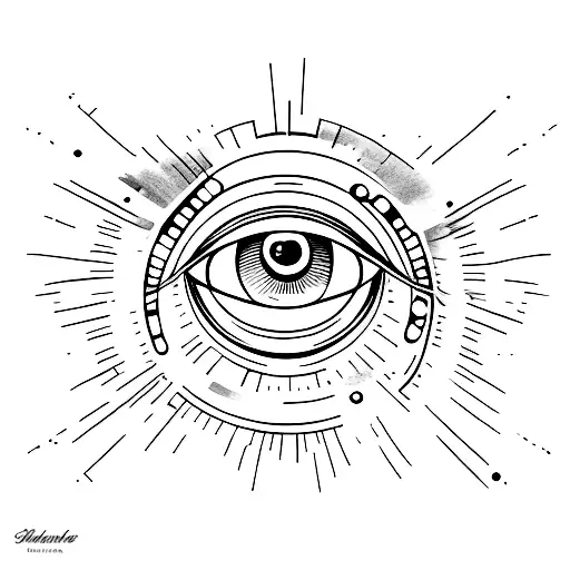 crying eye tattoo design idea