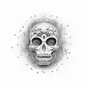 memento mori tattoo design idea