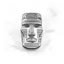 moai tattoo design idea