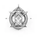 Infinity Symbol tattoo design idea