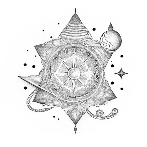 A delicate dotwork tattoo of a celestial book, with stars and planets adorning its pages, representing the writer's passion for both literature and the cosmos tattoo design idea