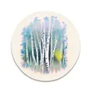 birch tree tattoo design idea