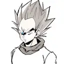 vegeta from dragon ball Z tattoo design idea