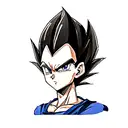 vegeta from dragon ball Z tattoo design idea