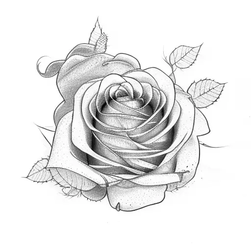 twins roses japanese  tattoo design idea