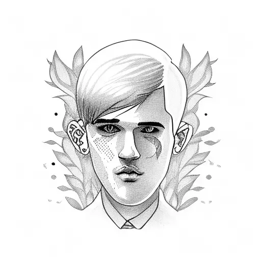 lil peep tattoo design idea