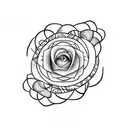 lips tattoo design idea