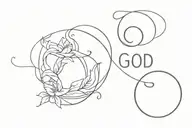 only god can judge me tattoo design idea