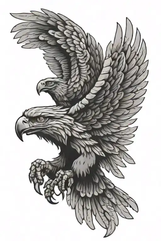 mexico eagle Aztecs tattoo design idea