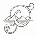 loch ness monster tattoo design idea