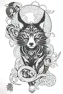 amaterasu tattoo design idea