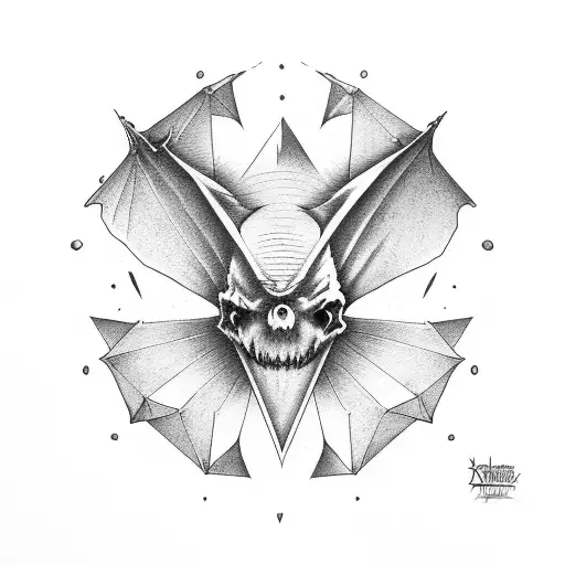 robin death bat miss tattoo design idea