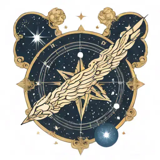 The constellation of Gemini with the names "Funkle David" "Alex" "Emily" "Jacob" "Paige" "Bennett" as the stars tattoo design idea