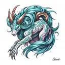 suicune tattoo design idea