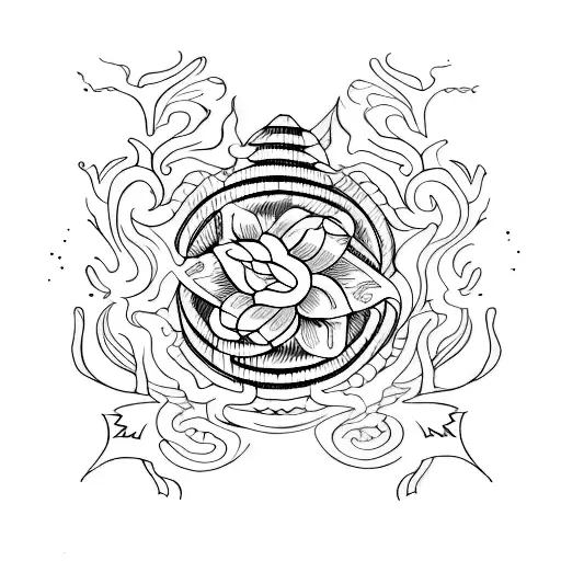 freehand tattoo on the hand tattoo design idea