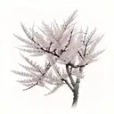 Cherry Blossom Tree Branch tattoo design idea