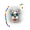 A realistic tattoo of a goofy character dressed in running gear, eating a jellybean while crossing the finish line of a triathlon, capturing your love for both running and jellybeans. tattoo design idea