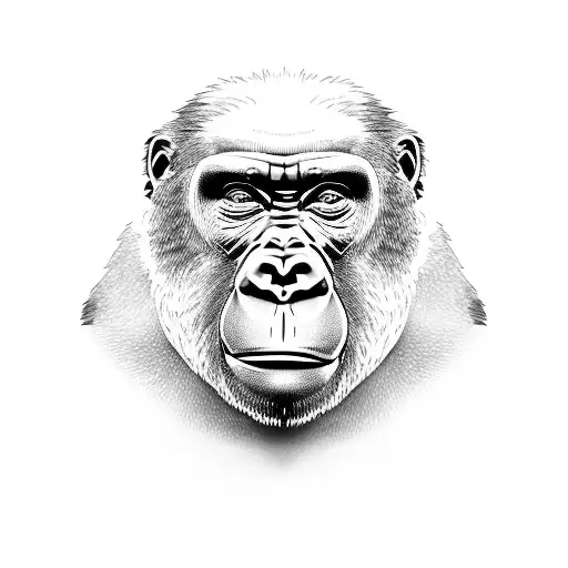 pipefitter gorilla tattoo design idea