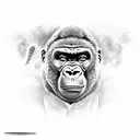 pipefitter gorilla tattoo design idea