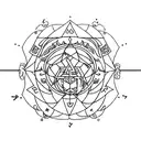 Fullmetal Alchemist transmutation circle hidden within a dense Amazon rainforest tattoo design idea