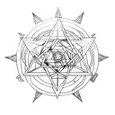 Fullmetal Alchemist transmutation circle hidden within a dense Amazon rainforest tattoo design idea